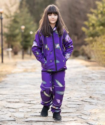 Thermal SET - Waterproof Softshell Pants And Hoodie Planets