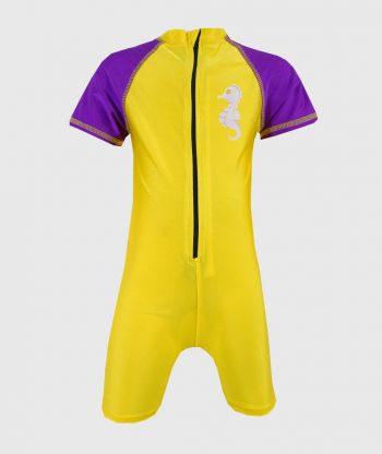Swimsuit Yellow/Purple