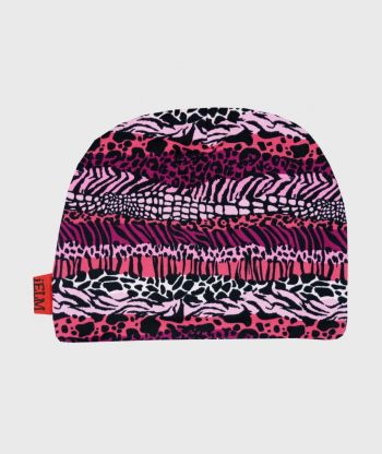 Baggy Hat Mixed Print Pink