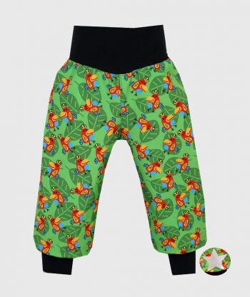 Waterproof Softshell Pants Parrots Drawings