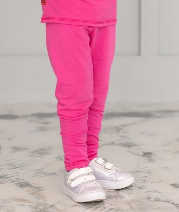Thermal French Terry Pants Fuchsia